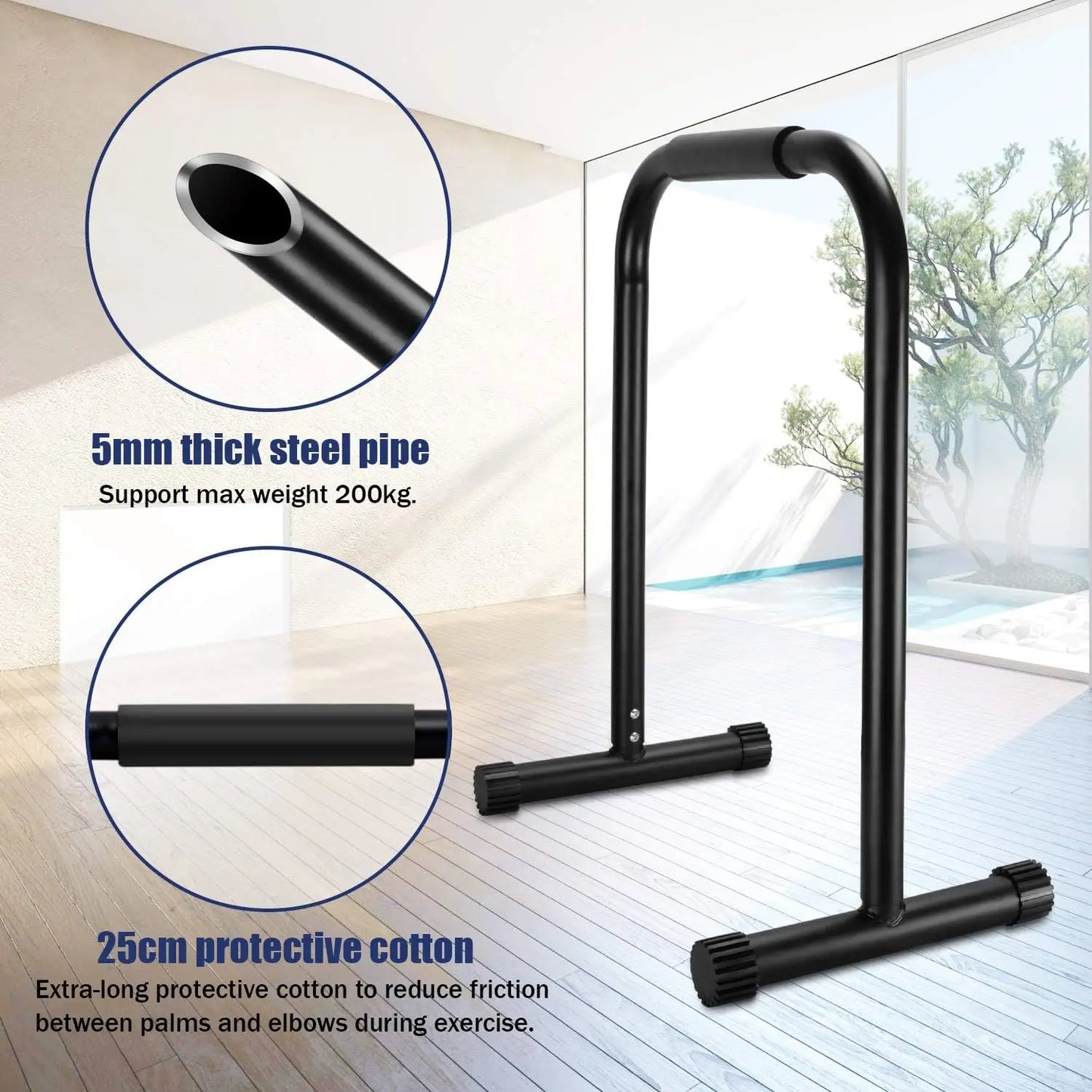Home Multifunctional Dip Bar Adjustable Dip Bar Calisthenics Dip Bars