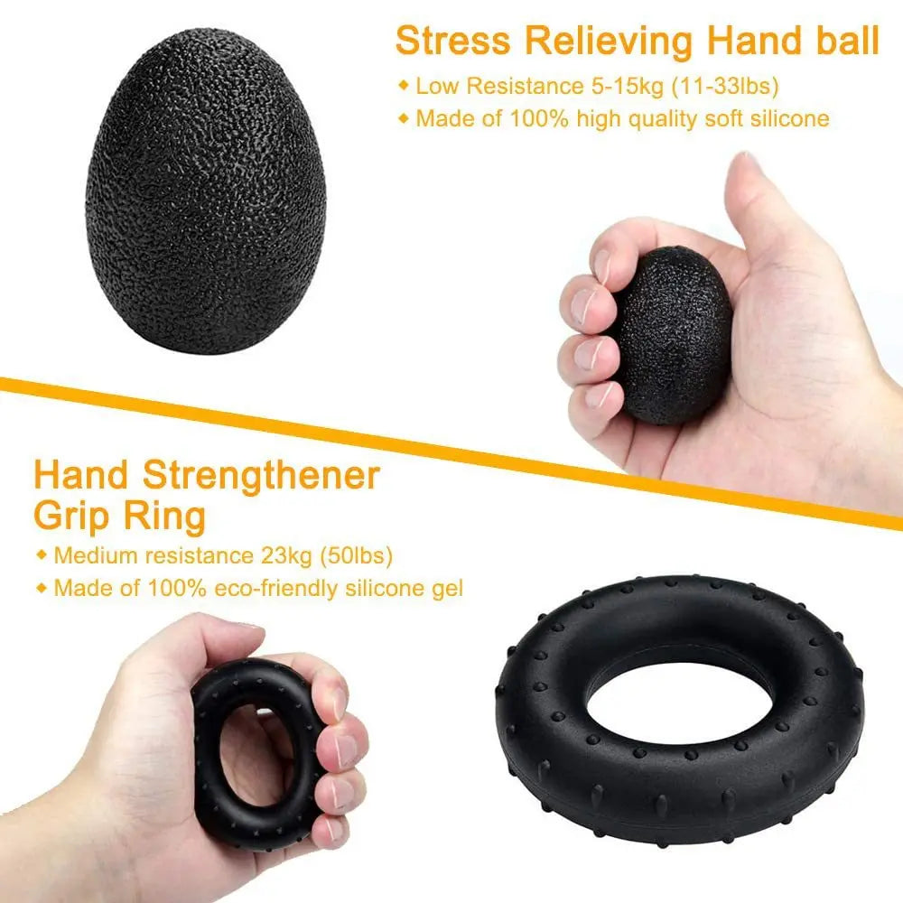 CHENGMO SPORTS Factory Price Adjustable Hand Gripper Set Finger Forearm Exerciser Grip Strength Trainer for Home Gym Workout